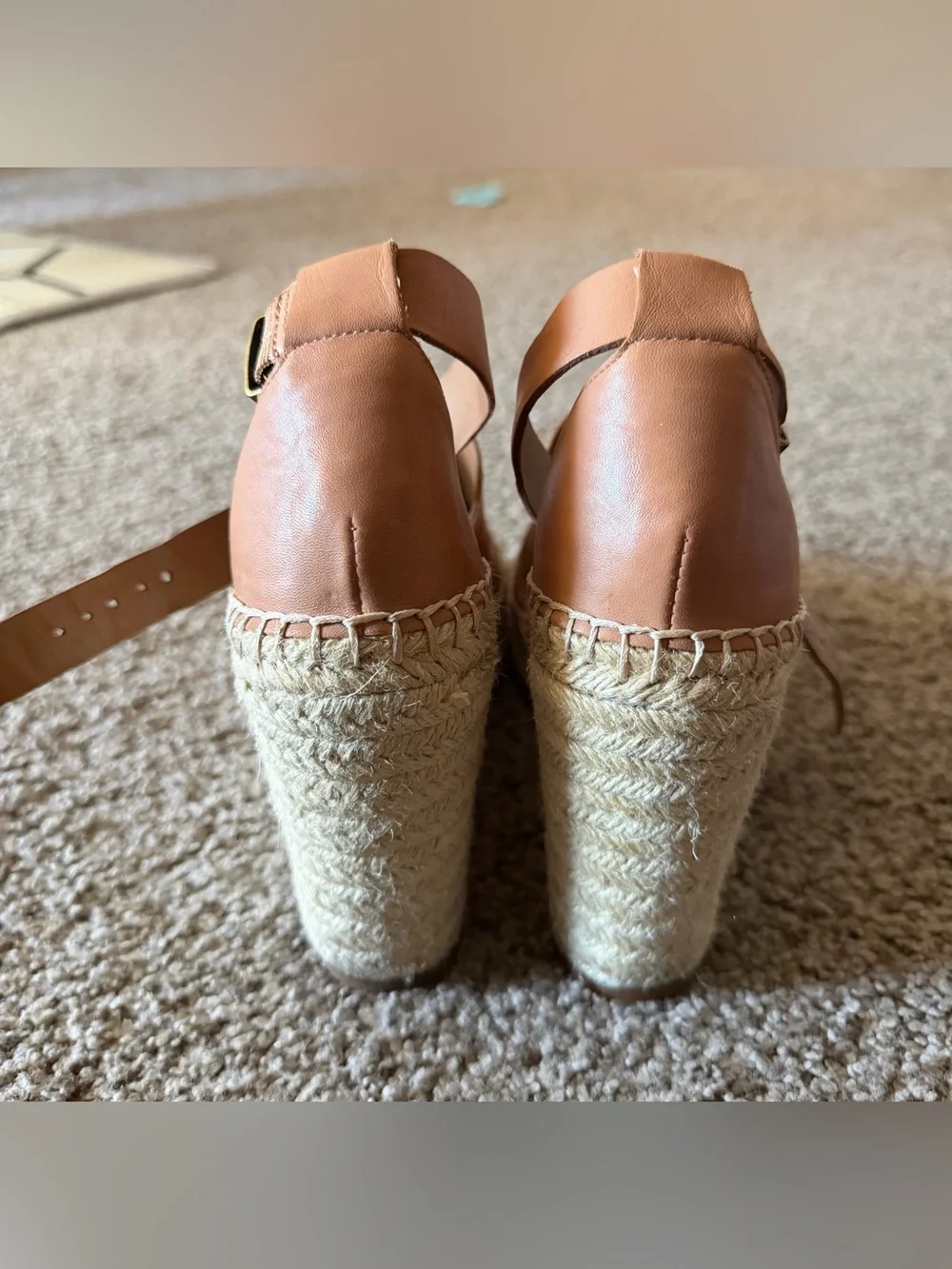 Treasure & Bond Wedge Sandals in Tan